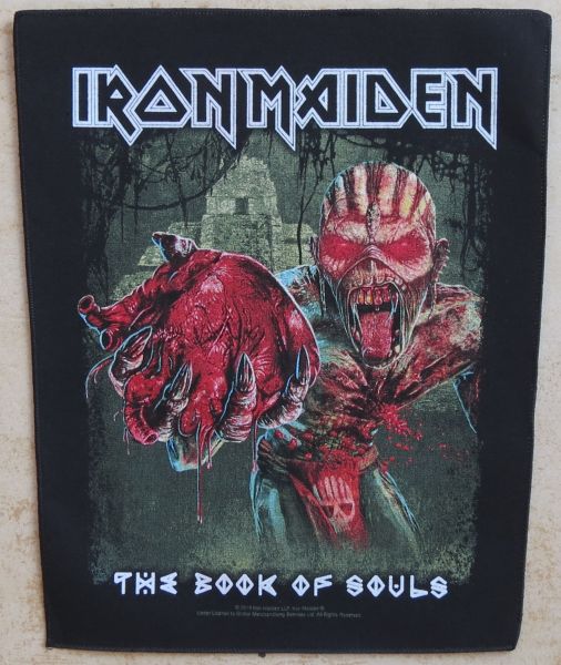 Iron Maiden - Turnê do The Book of Souls  (Backpatch 78) [para costas]