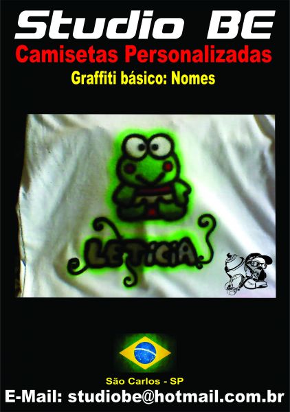 Camisetas em Aerografia