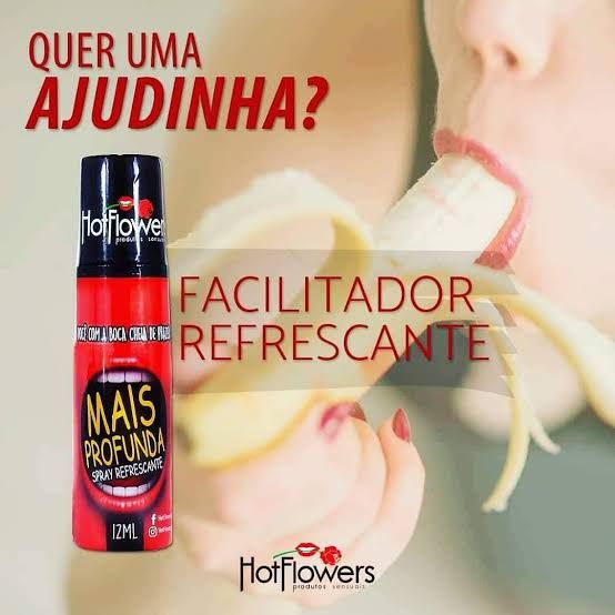 MAIS PROFUNDA SPRAY REFRESCANTE PARA SEXO ORAL 12ML HOT FLOWERS