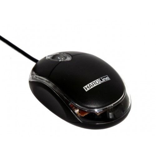 Mouse optico hardline c/fio.