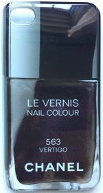 CASE ESMALTE CHANEL ESCURO VERTIGO PARA IPHONE 4 E 4S
