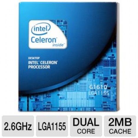 PROCESSADOR INTEL CELERON DC G1610 2.6GHZ 2MB BOX