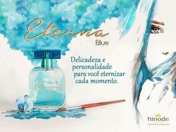 PERFUME ETERNA BLUE FEMININO  HINODE 100 ML