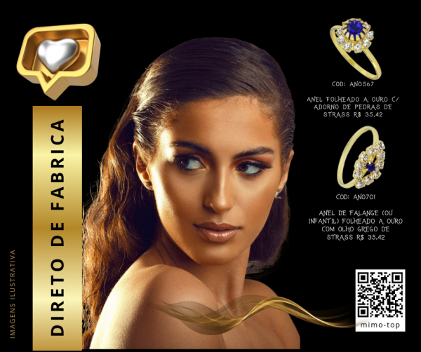 SemiJóias folheados Top