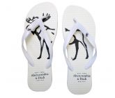 Chinelo Abercrombie & Fitch Branco