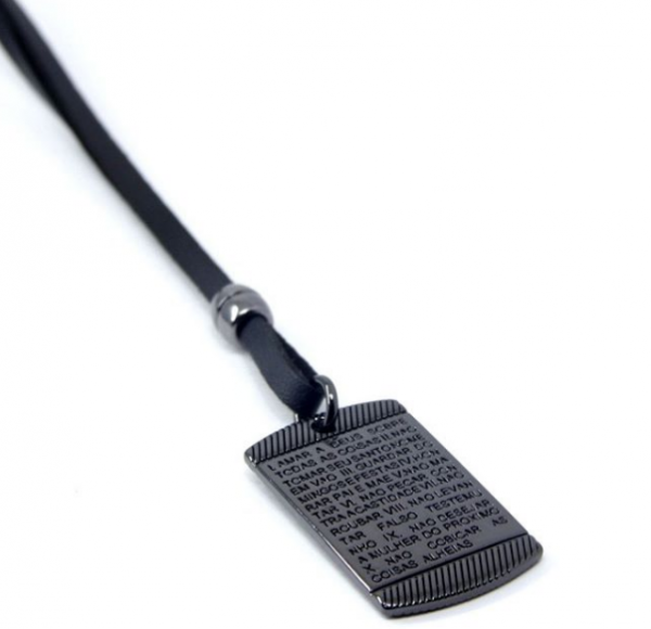 Colar Dez Mandamentos Onix - Cod.004-CO