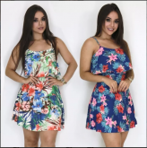 Vestido De Babado Ciganinha Moda Feminina Alça