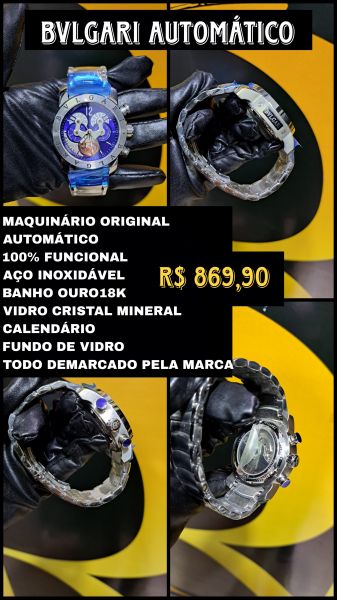 BVGARI VENO AÇO 904L DESCRIÇÃO NA IMAGEM