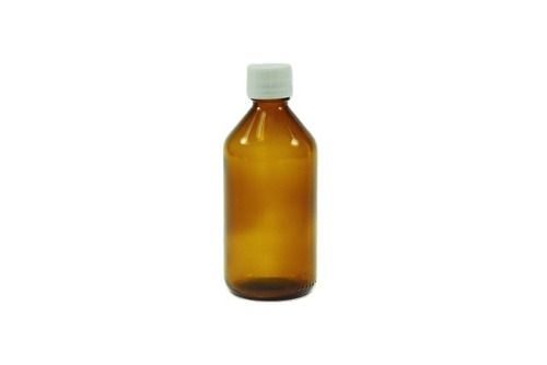 Frasco De Vidro Âmbar 250ml  - Kit 12  Unidades