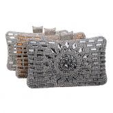 Bolsa Feminina De Mão E Ombro Com Diamantes Para Casamento