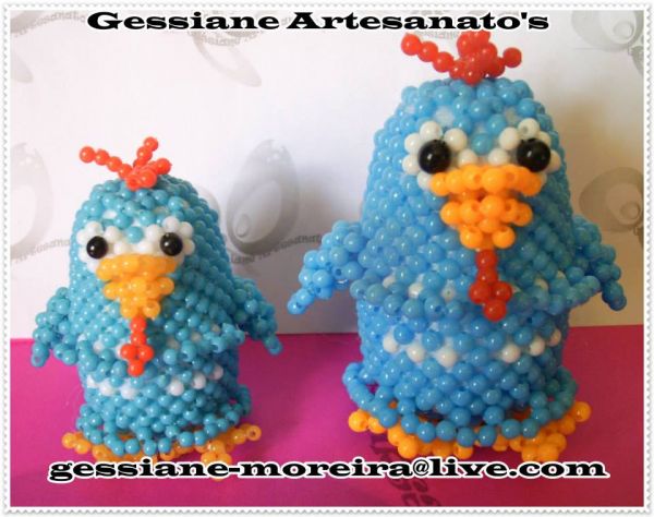 Passo a passo Galinha pintadinha