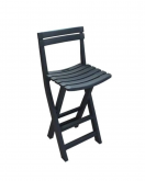 Cadeira Plástica Alta Dobrável Bistrô Arqplast