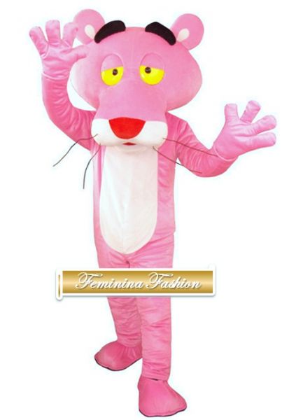 Pantera Cor de Rosa Mascote