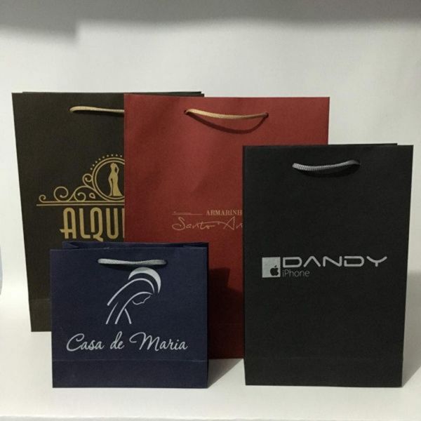 Sacolas de Papel  Kraft Colorido