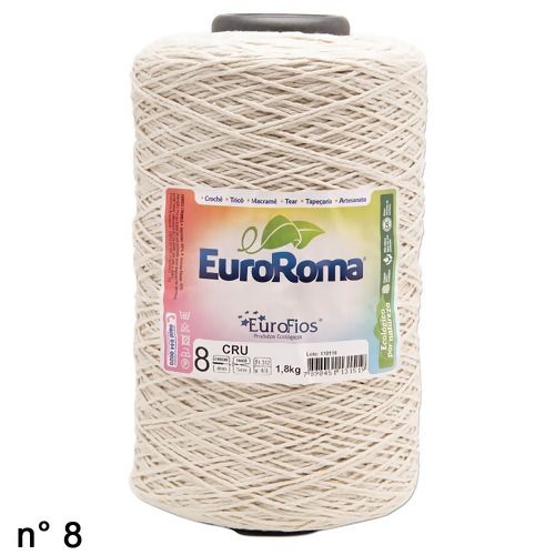 Barbante EuroRoma CRU N°8 - 1,8 Kg