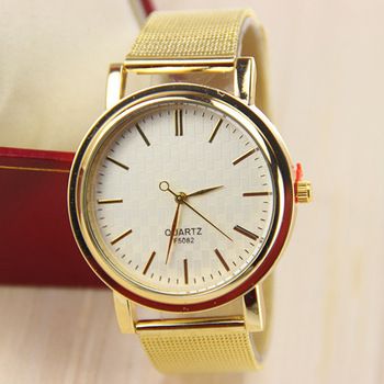 Relógio de ouro quartz moda 2015, imperdível!