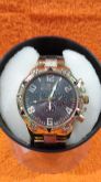 Relógio pulso sport metal dourado