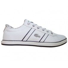 Sapatênis Lacoste Branco e Preto Modelo: 10902