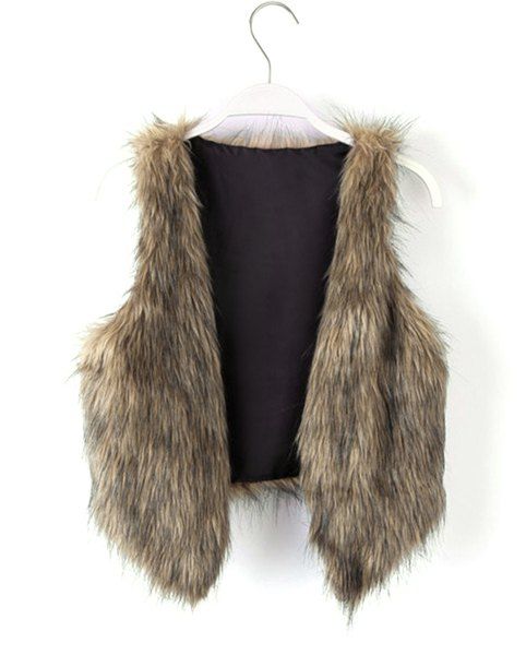 Colete de pelo sintético - Coleção Outono/Inverno