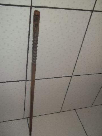 Bengala Confeccionada Em Cedro, Decada De 60 - 91,00 Cms