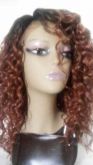 Peruca Full Lace Cabelo 100% organico/Remy cacheada 40cm