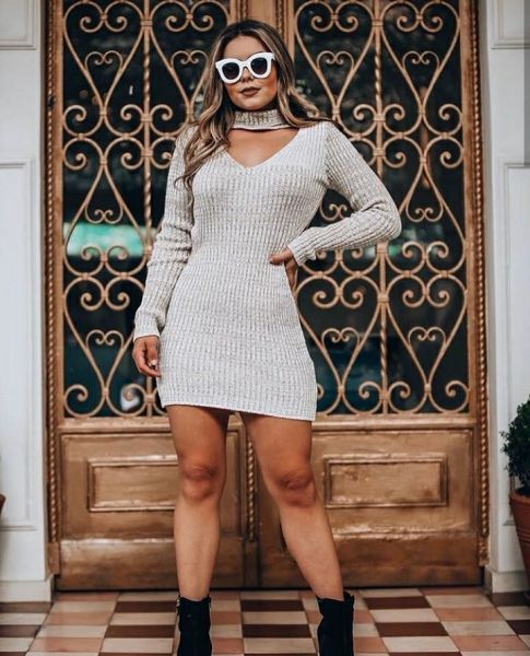 Vestido de Tricô Ângela