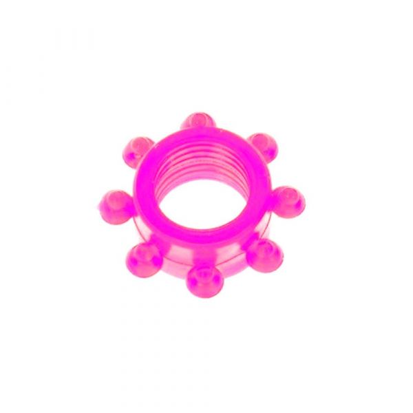 Anel Mega Stretch Silicone Rosa