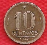 BX178 - 0,10 1942 Níquel Rosa -3.826.000