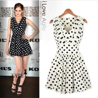 Vestido de bolinhas 50's