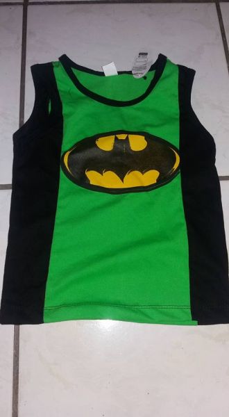 Camiseta Nova M para criança de 3 a 4 anos Batman