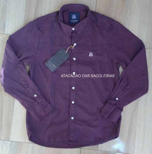 camisa social john john