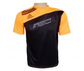 Camisa Adidas Dri Fit Preta e Laranja MOD:76779 [1ª Linha]