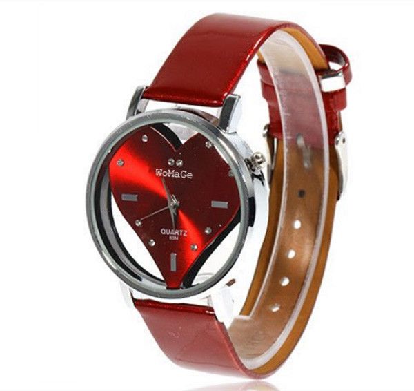 Relógio Feminino Casual Coração Quartzo Original