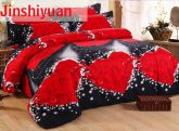 Conjunto Para Cama Casal Algodão Estampado 4 Cores