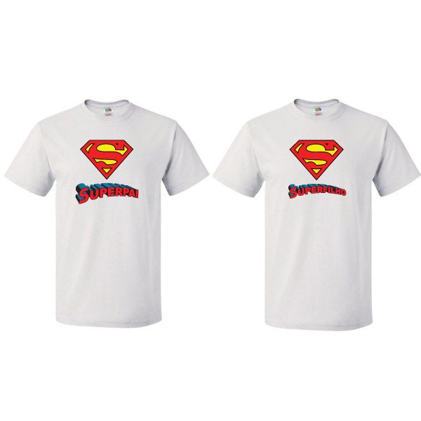Camiseta Superpai e Superfilho
