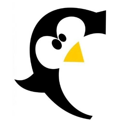 Adesivo decorativo pinguim