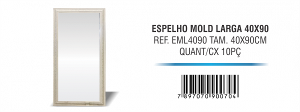 REF. EML - ESPELHO 40X90