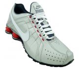 Tênis Nike Shox Junior Prata e Vermelho MOD:13939