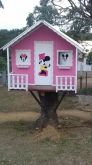 casinha  minnie rosa