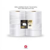 Higiênico Rolão Folha Dupla 8x200