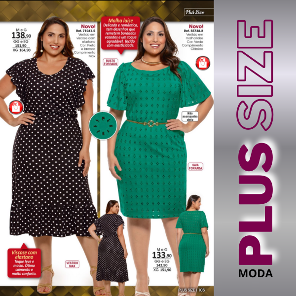 Plus Size Feminino