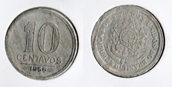 BX257/2 - 0,10 1956 - 741.000 - Aluminio