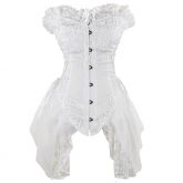Corset  Overbust  Renda Aço RF35