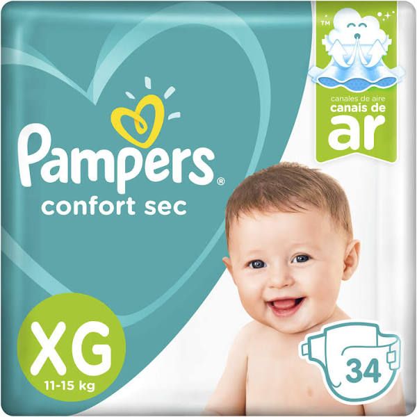 Fraldas Pampers XG