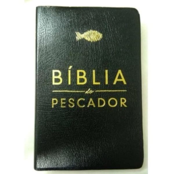 Bíblia do pescador Gd Lx Vinho Nob marrom Escuro