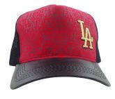 Boné Los Angeles Dodgers Vermelho e Preto