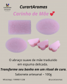 Kit 4 Sabonetes Artesanal Carinho de Mãe F - (Mamy Baby)