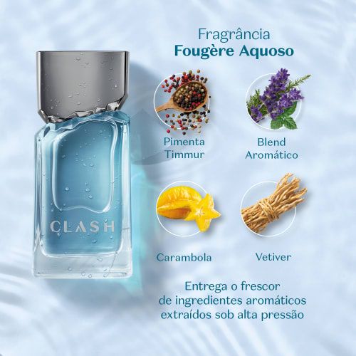 O BOTICÁRIO, CLASH DESODORANTE COLÔNIA-100ML