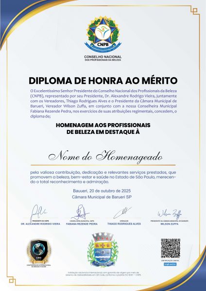 CÂMARA MUNICIPAL DE BARUERI - SÃO PAULO DIA: 20/10/2025