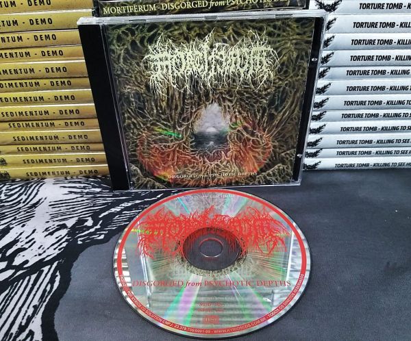 (NPCD-010) Mortiferum - Disgorged From Psychotic Depths (Slipcase c/ poster)